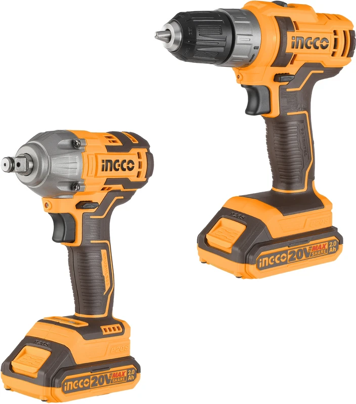 INGCO Lithium-Ion Cordless 2 Pcs Combo Kit CKLI20275 INGCO Lithium-Ion Cordless 2 Pcs Combo Kit CKLI20275