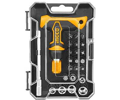 INGCO 24 Pcs t-handle wrench screwdriver set HKSDB0188