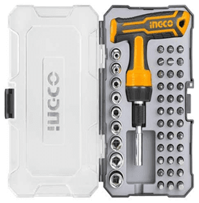INGCO 47 Pcs T-Handle Wrench Screwdriver Set HKSDB0478