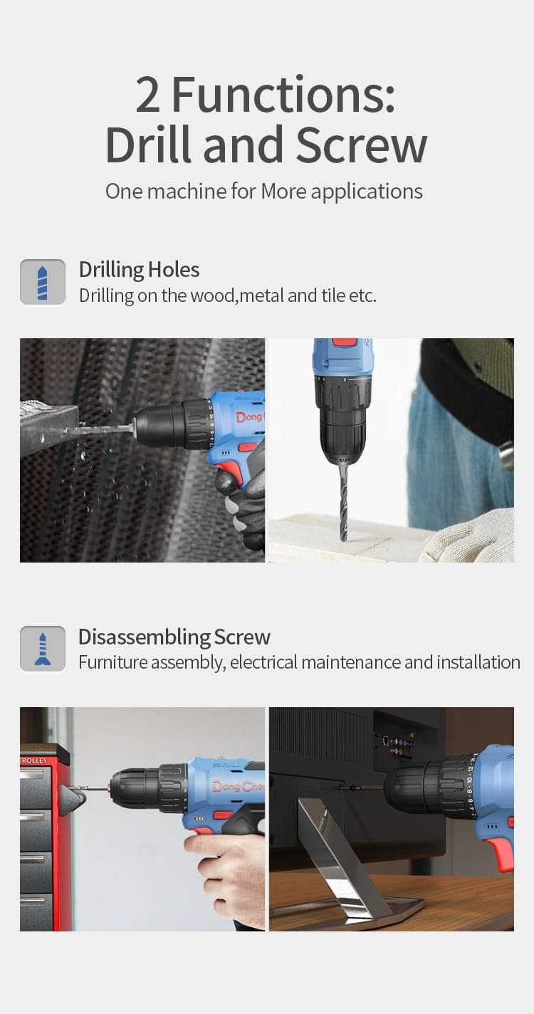DongCheng Cordless Driver Drill DCJZ1202E (12V, 10mm) DongCheng Cordless Driver Drill DCJZ1202E (12V, 10mm)