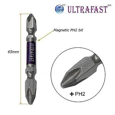 Ultra Fast Bits S-120 Ph2X65 mm Disco Platinum Series UF-S-120 Ultra Fast Bits S-120 Ph2X65 mm Disco Platinum Series UF-S-120