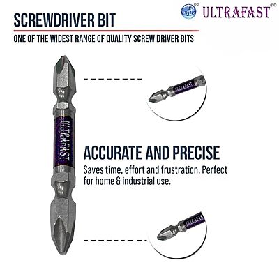 Ultra Fast Bits S-120 Ph2X65 mm Disco Platinum Series UF-S-120 Ultra Fast Bits S-120 Ph2X65 mm Disco Platinum Series UF-S-120