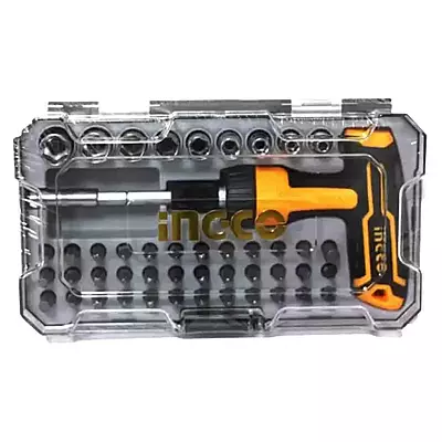 INGCO 47 Pcs T-Handle Wrench Screwdriver Set HKSDB0478