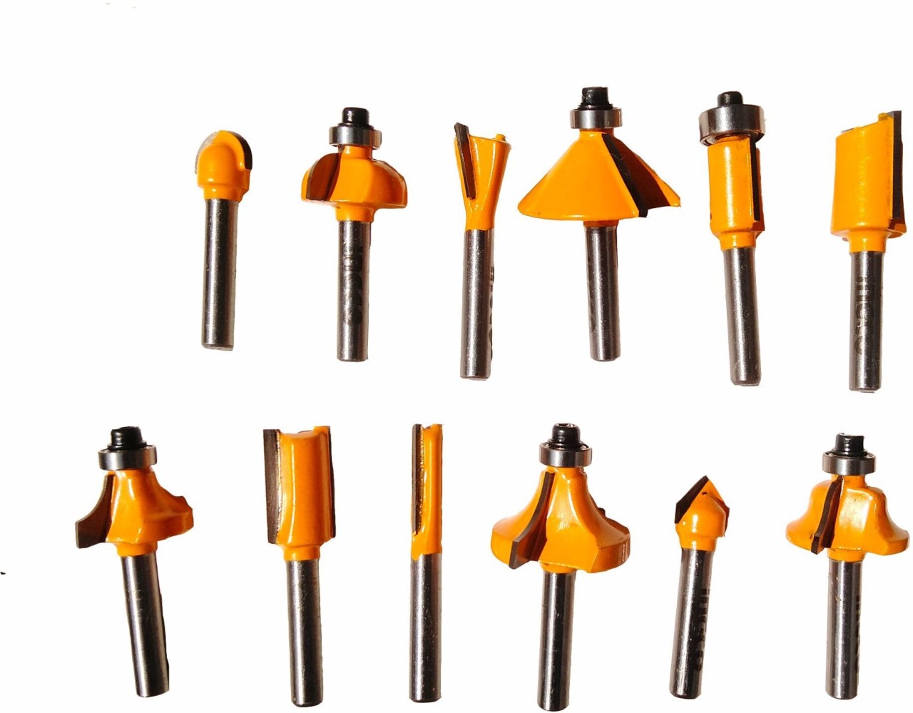 INGCO 12 Pcs Router Bits Set AKRT1201 (6mm)