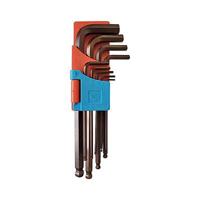 TAPARIA Allen Key Set Brown Finish 9 Pcs. Set 1.5,2,2.5,3,4,5,6,8,10mm 28C AKHM 9  HP