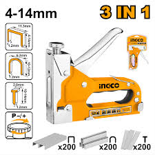INGCO 3IN1 STAPLE GUN 4-14MM HSG1405
